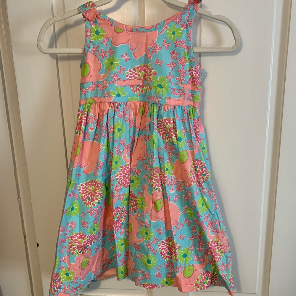 Girl’s lily pulitzer blue and pink dress